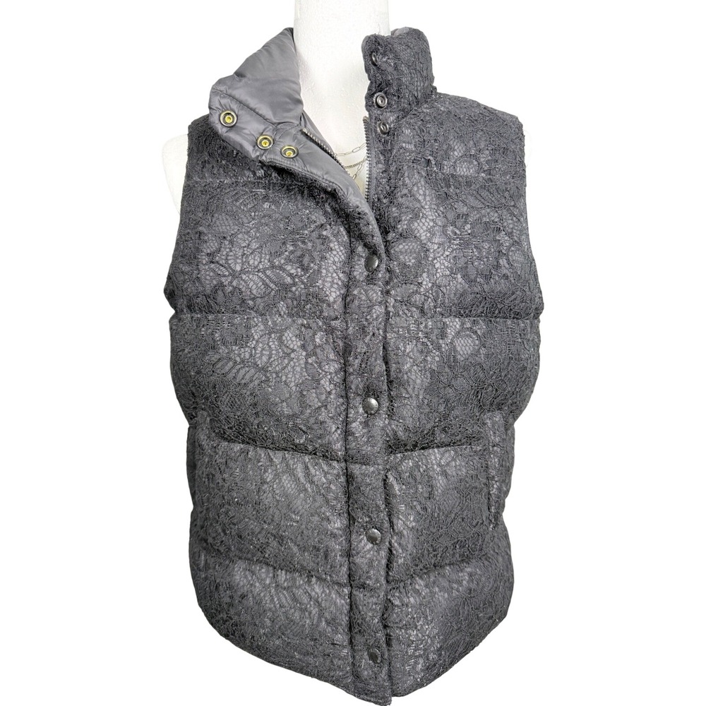 Polo Ralph Lauren Denim & Supply Puffer Vest Medium Black Lace Old Money